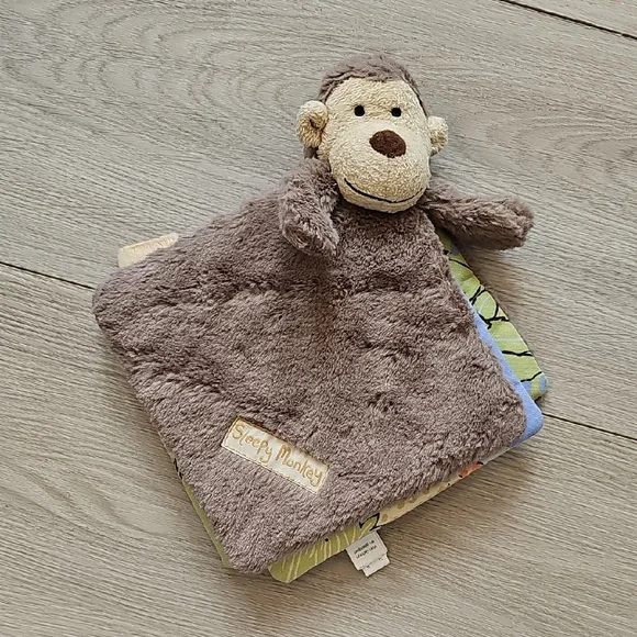 Jellycat Toys Jellycat Bashful Monkey Plush Book Poshmark
